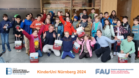 Zum Artikel "Einblicke in Hochschulleben und Kreativität: Kinder diskutieren und lernen mit Prof. Voigt im Rahmen der KinderUni Nürnberg"